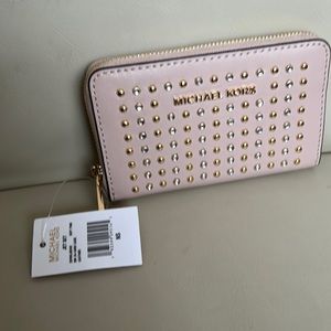 Michael Kors Small Studded Leather Wallet